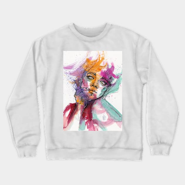 Splash of color Crewneck Sweatshirt by xxdoriana